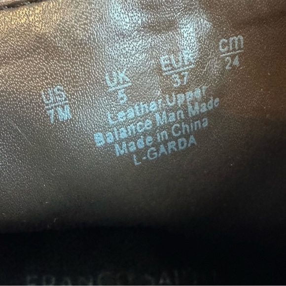 Franco Sarto Garda tan Brown Ankle Booties size 7 leather upper - Picture 9 of 10